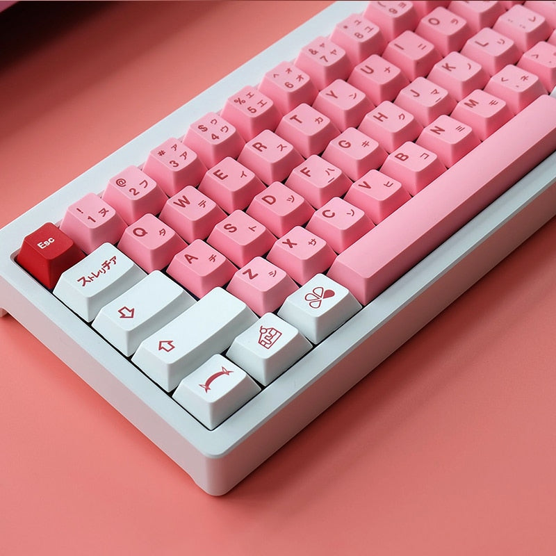 Honey Pink Keycaps Set