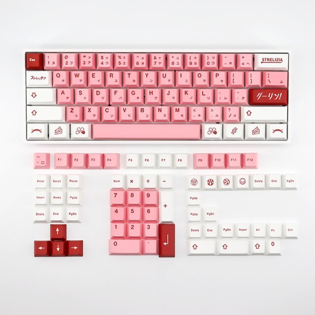 Honey Pink Keycaps Set