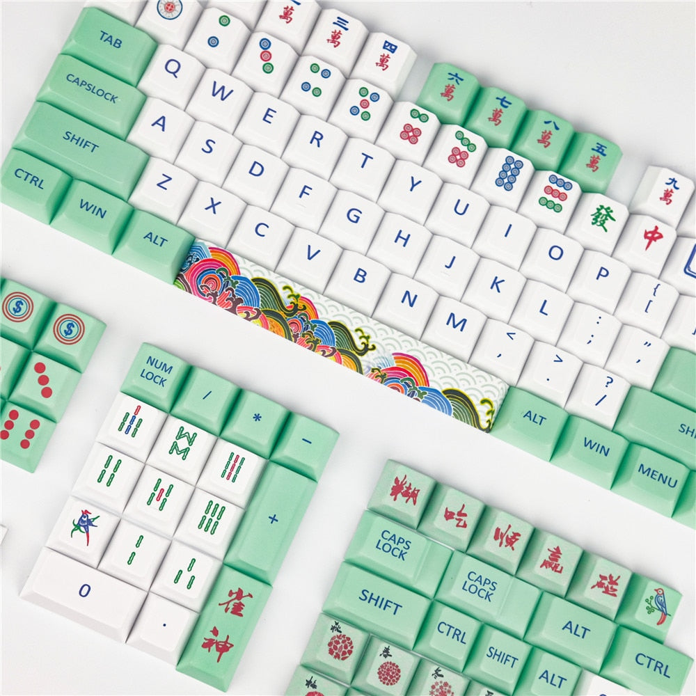 Finch God Mahjong Keycap Sparrow Cherry keycap