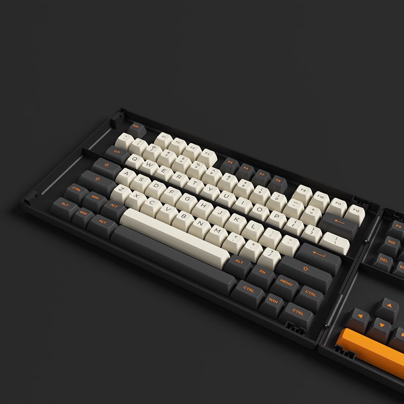 Akko Carbon Retro Keycaps