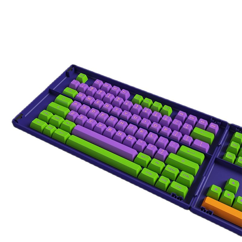 Akko EVA-01 Theme Keycaps