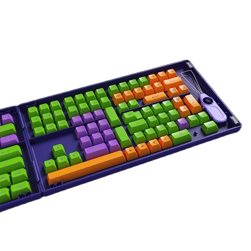 Akko EVA-01 Theme Keycaps