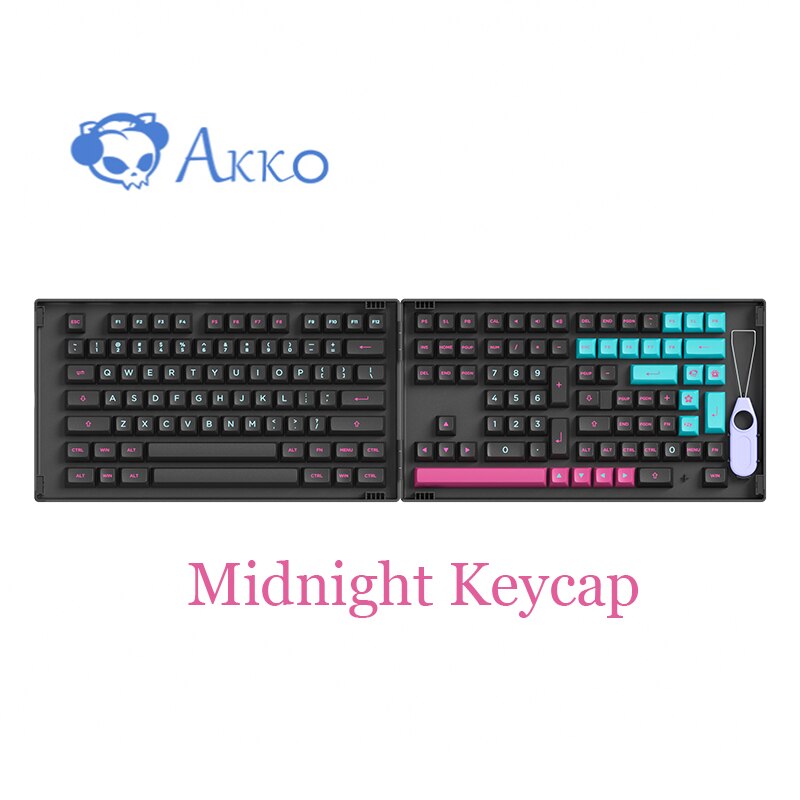 Akko Midnight Keycaps