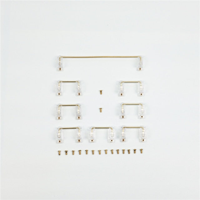 Transparent Gold-Plated Screw Stabilizer