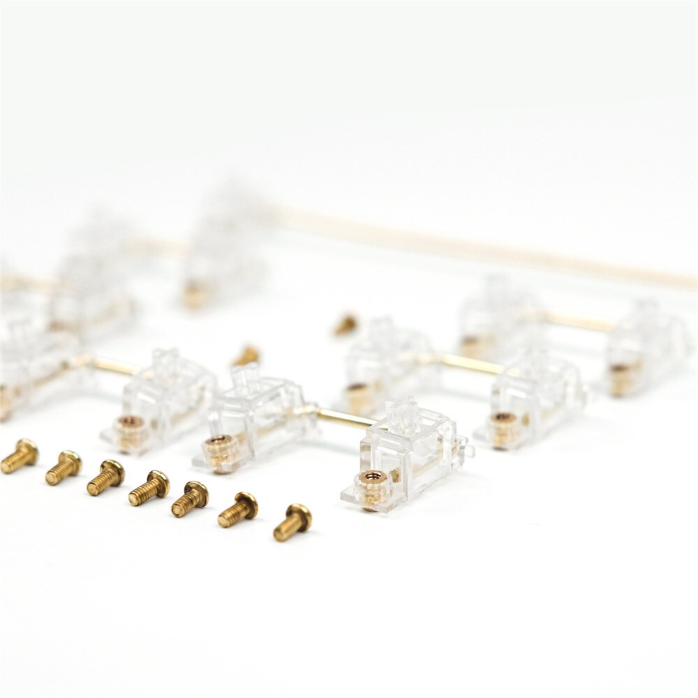 Transparent Gold-Plated Screw Stabilizer