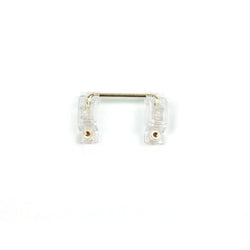 Transparent Gold-Plated Screw Stabilizer
