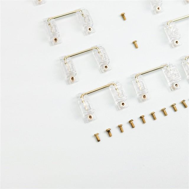 Transparent Gold-Plated Screw Stabilizer