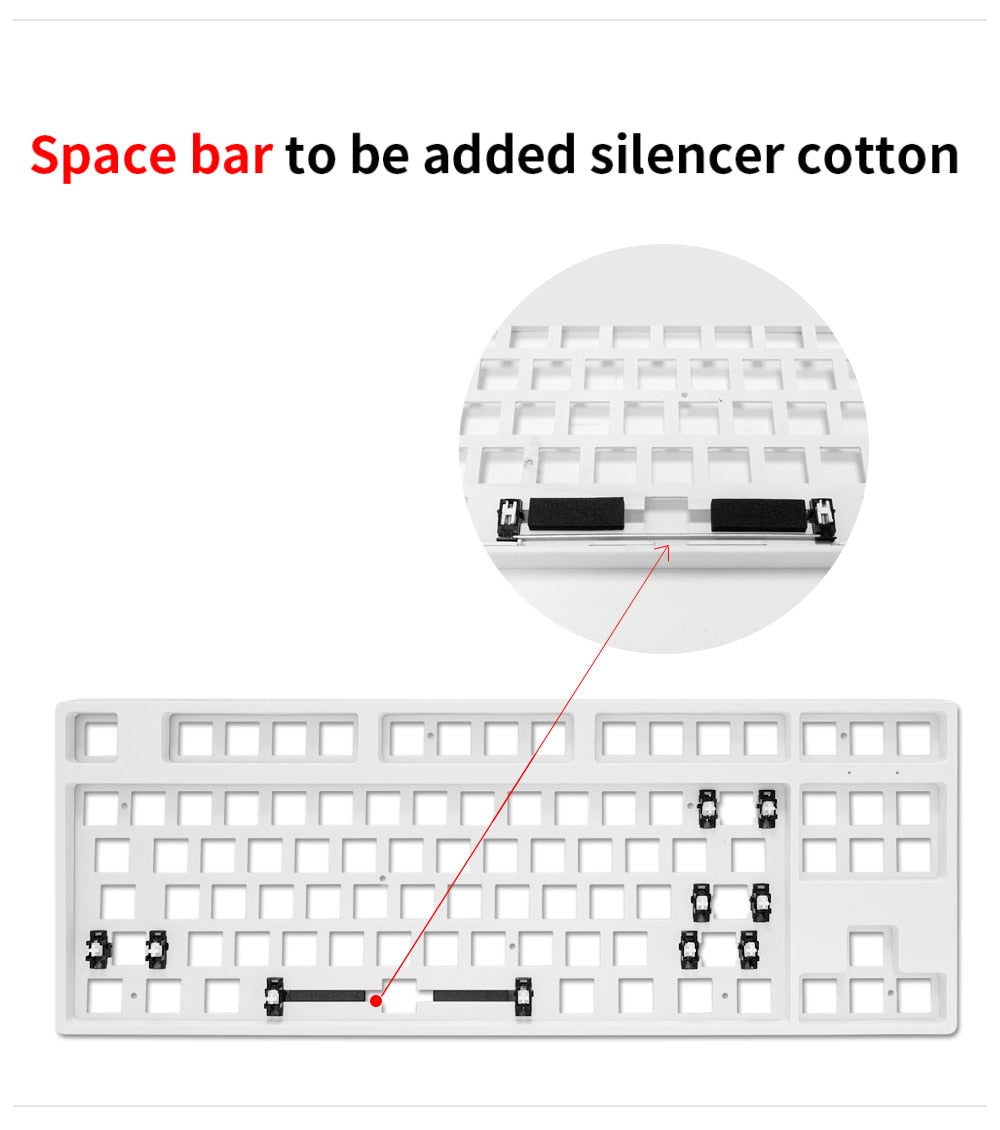 GK87X/XS Bluetooth Mechanical Keyboard Kit
