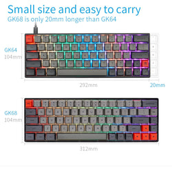 GK68XS Geek Mechanical Keyboard Kit
