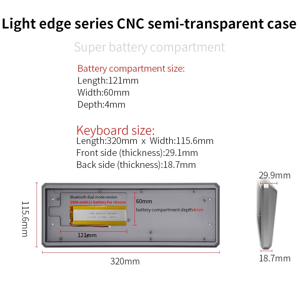 GK68XS Geek Mechanical Keyboard Kit