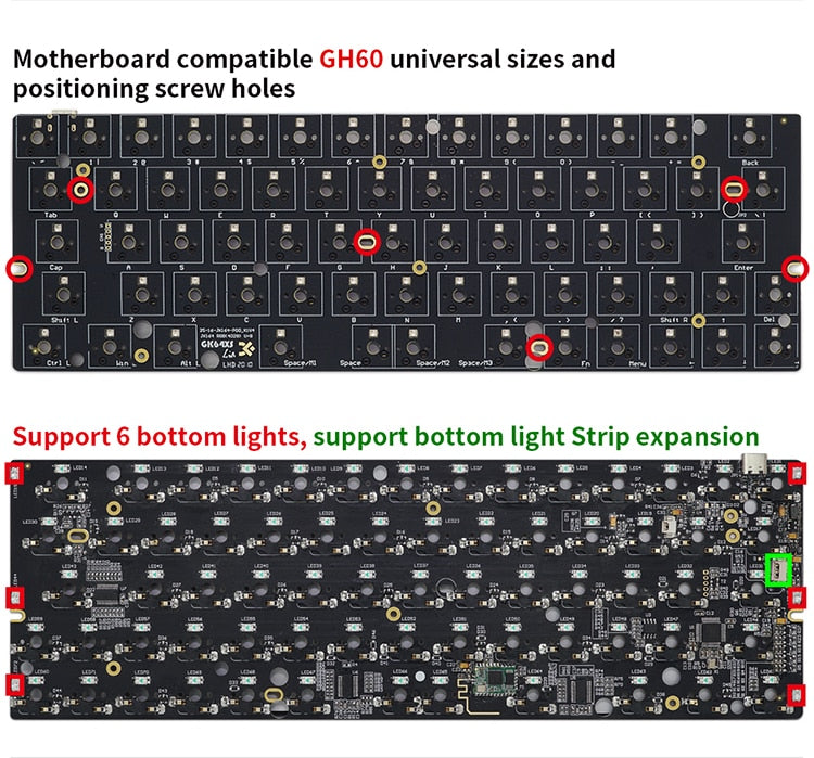 GK64X/XS Mechanical Keyboard Kit
