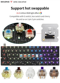 GK64X/XS Mechanical Keyboard Kit