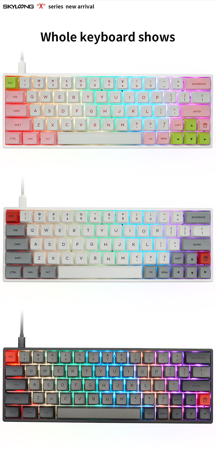 GK64X/XS Mechanical Keyboard Kit