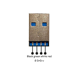Kelowna Data Cable Metal Connector Plug USB 3.0