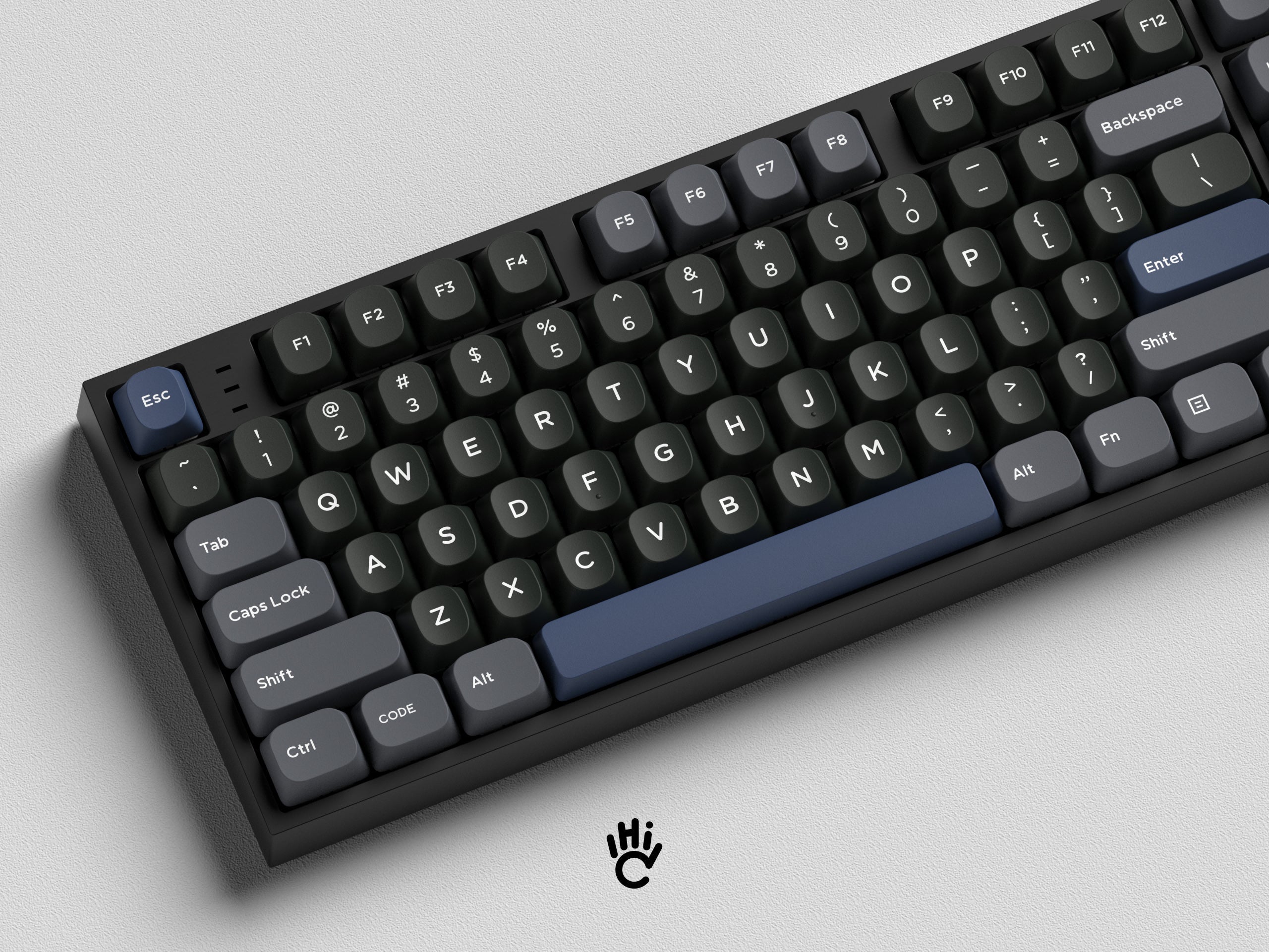 YMK Obsidian keycaps